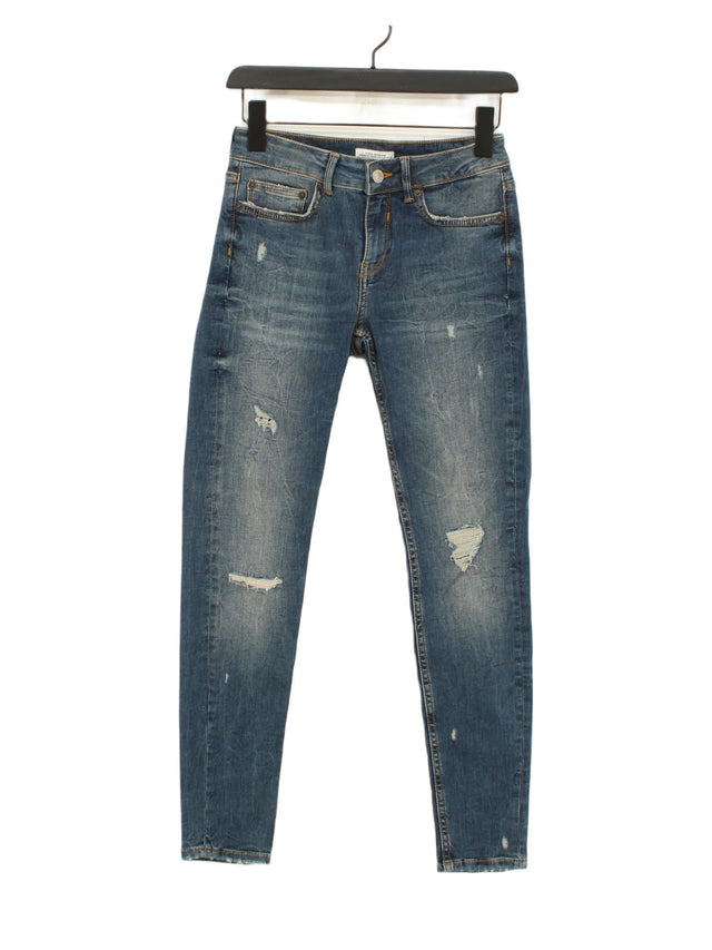 Zara Women's Jeans UK 8 Blue 100% Other