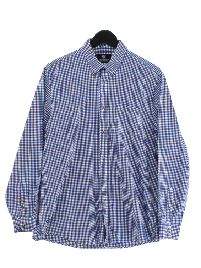 Austin Reed Men's Shirt XL Blue 100% Other