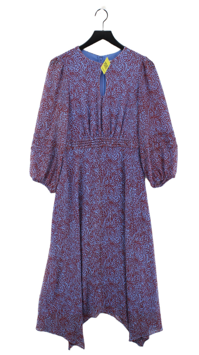 Hush Women's Maxi Dress UK 10 Blue 100% Polyester