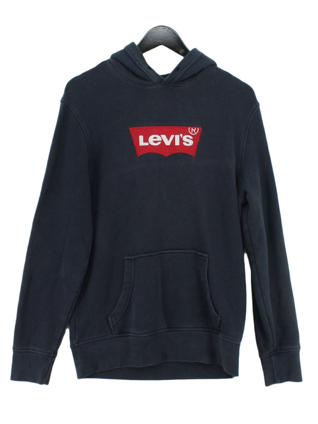 Levi’s Men's Hoodie M Blue Cotton with Polyester