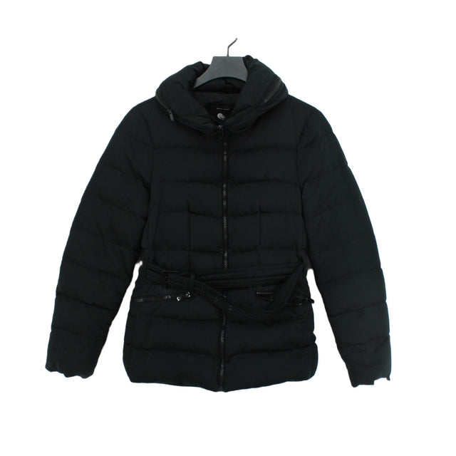 Zara Women's Coat XL Black Other with Nylon, Polyamide