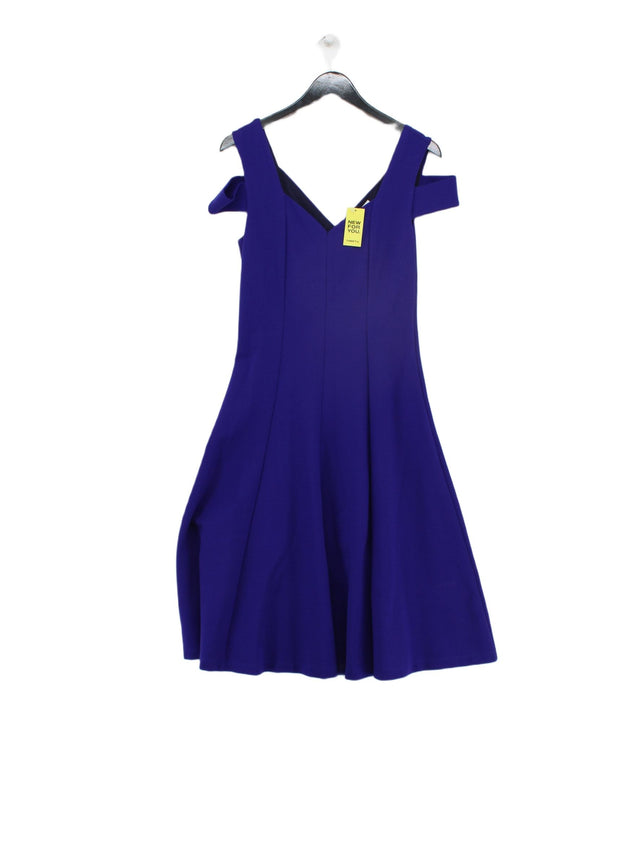 Jasper Conran Women's Midi Dress UK 12 Blue Elastane with Viscose