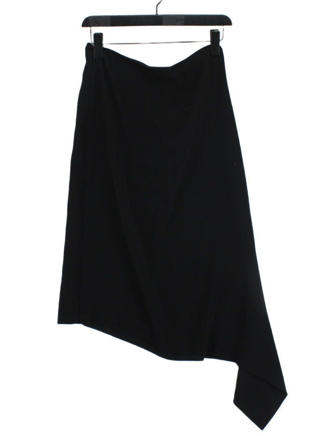 Warehouse Women's Midi Skirt UK 10 Black 100% Polyester