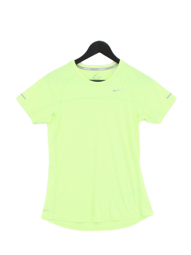 Nike Women's T-Shirt M Green 100% Polyester