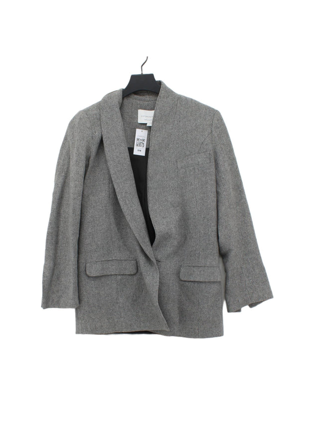 Viktoria + Woods Women's Blazer XS Grey Wool with Elastane, Polyester