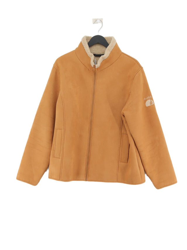 Jack Murphy Women's Coat UK 18 Tan Polyester with Acrylic