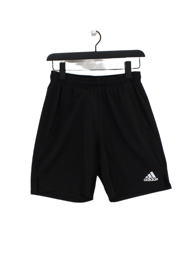 Adidas Men's Shorts M Black 100% Polyester