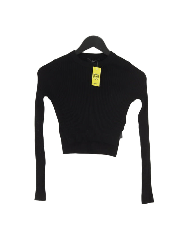AllSaints Women's Jumper XS Black Polyester with Viscose
