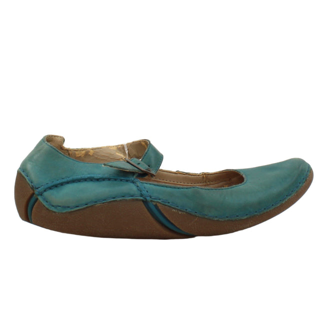 Clarks Women's Flat Shoes UK 3 Blue 100% Other