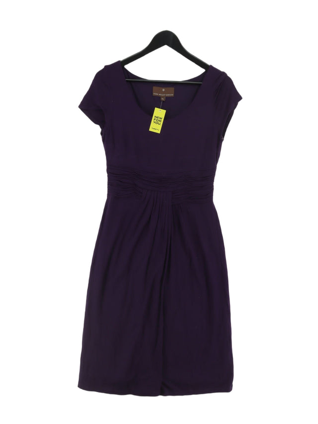 FWM (Fenn Wright Manson) Women's Midi Dress UK 12 Purple