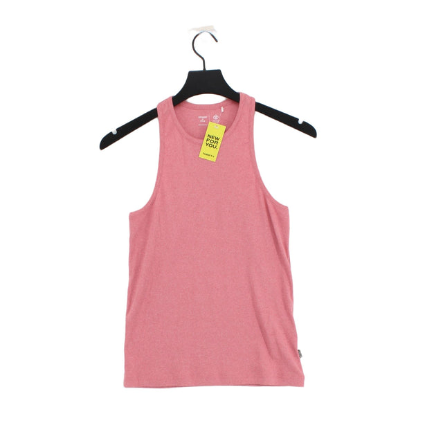 Superdry Women's Top M Pink Cotton with Elastane