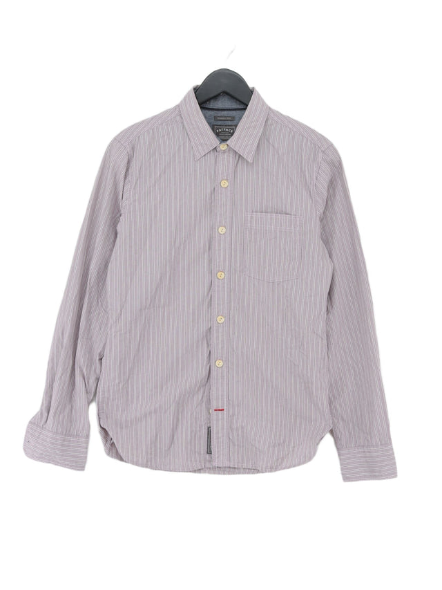 FatFace Men's Shirt XS Purple 100% Cotton