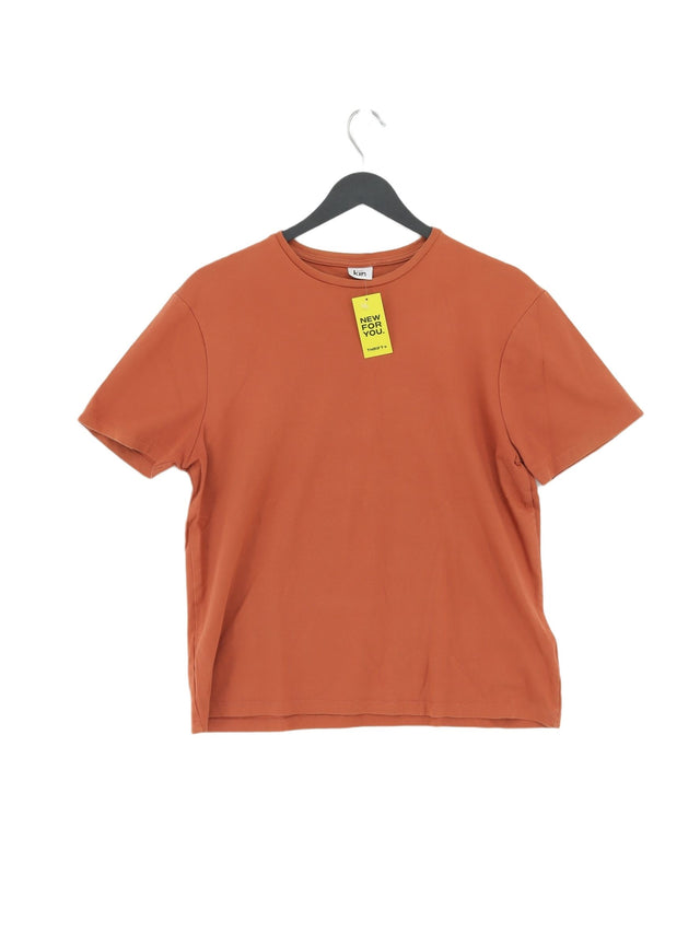Kin Women's T-Shirt S Brown 100% Cotton