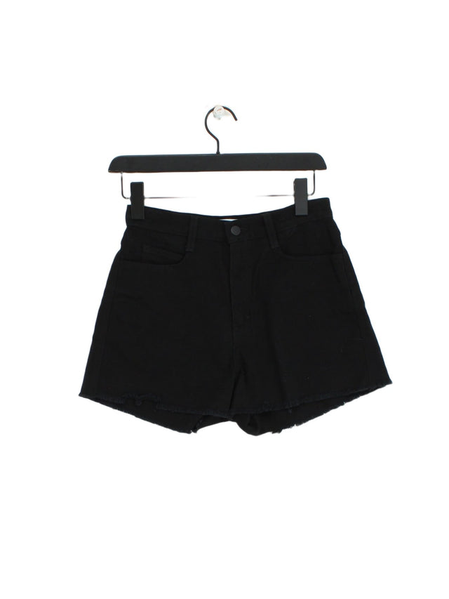 American Apparel Women's Shorts W 27 in Black 100% Cotton