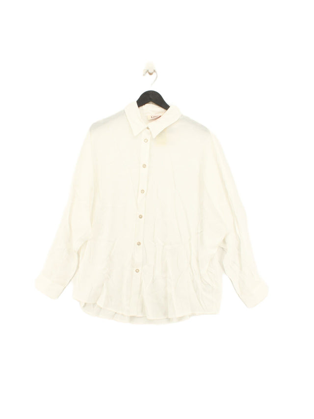 Louche Women's Shirt M White Viscose with Polyester