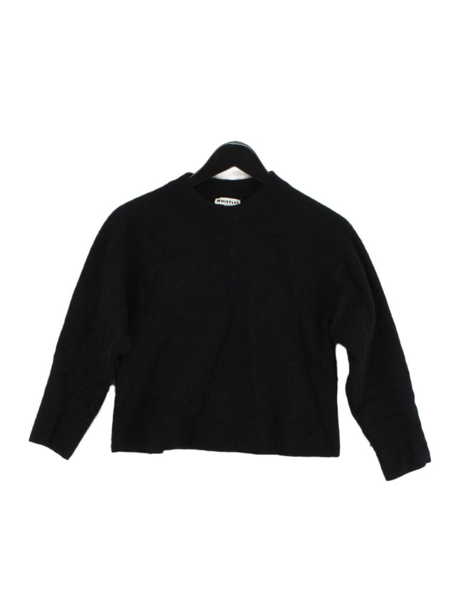 Whistles Women's Top L Black 100% Cashmere