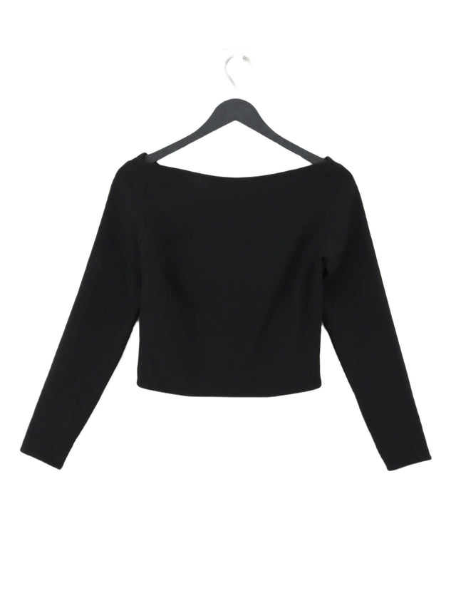 Zara Women's Top S Black Polyester with Elastane