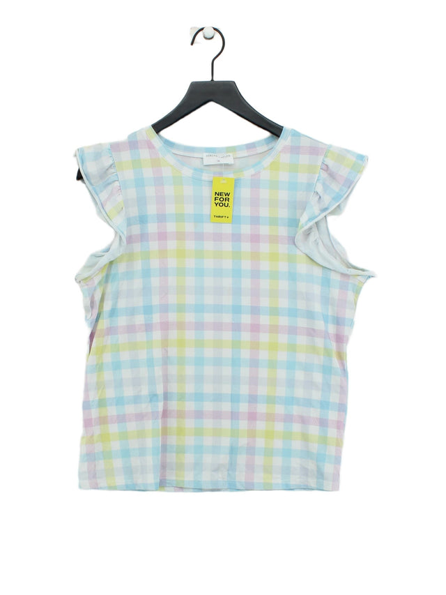 Stripe & Stare Women's T-Shirt L Multi Lyocell Modal with Cotton, Elastane