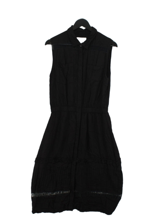 Bolongaro Trevor Women's Midi Dress UK 14 Black 100% Viscose