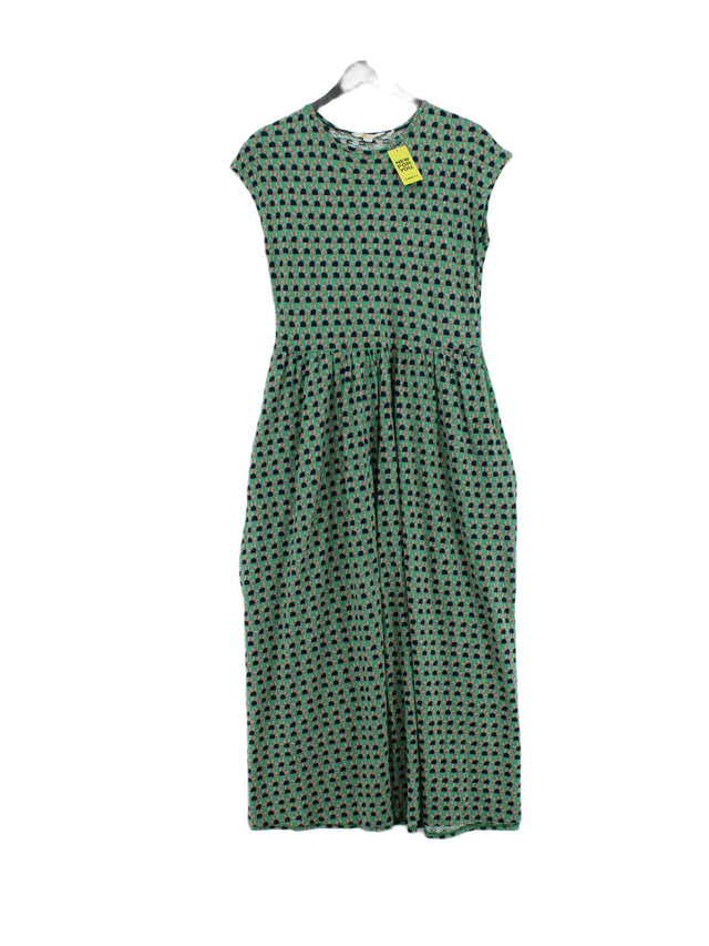 Boden Women's Midi Dress UK 8 Green 100% Cotton