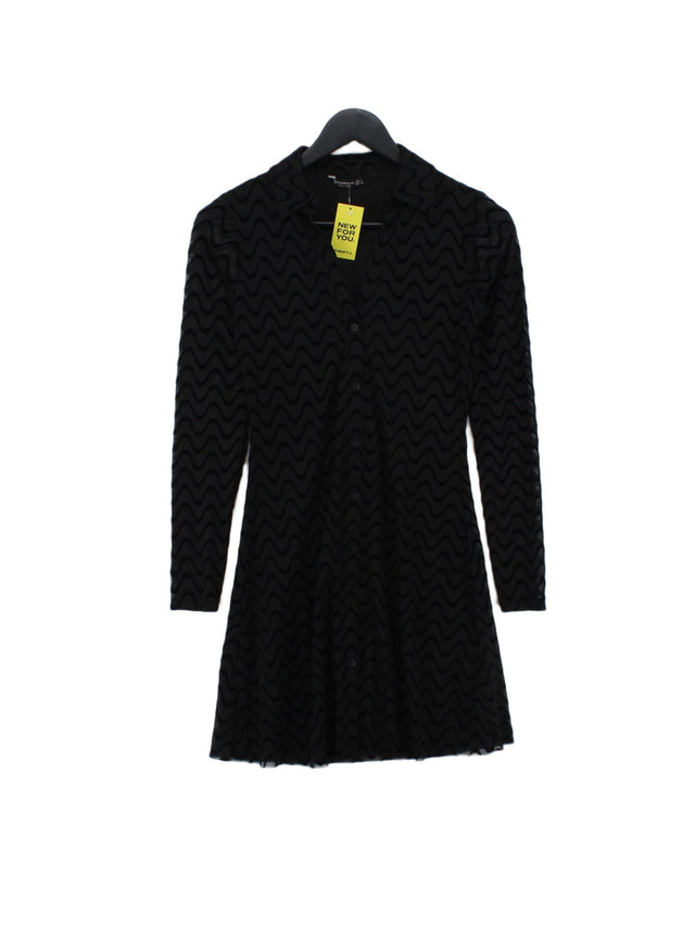 Stradivarius Women's Mini Dress S Black 100% Polyester