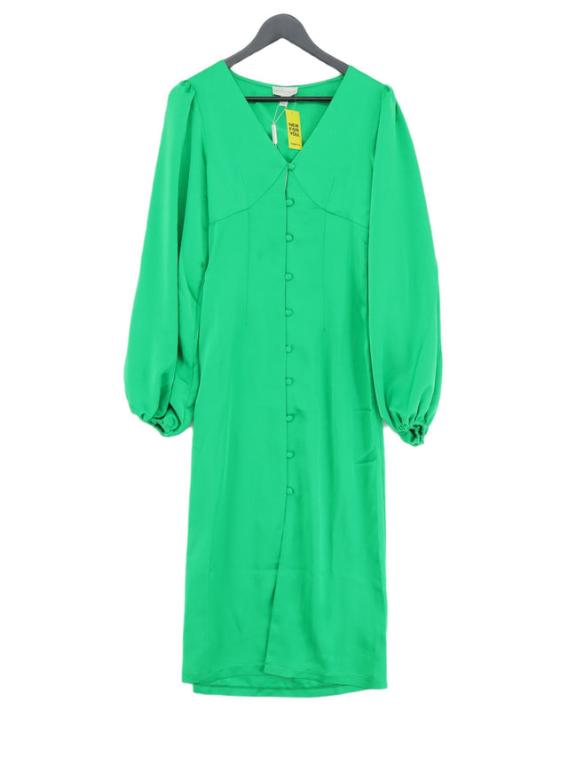 Pretty Lavish Women's Maxi Dress UK 6 Green 100% Polyester