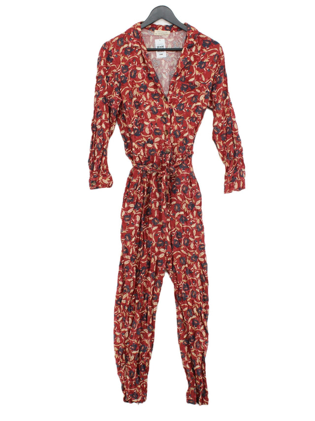 Urban Outfitters Women's Jumpsuit M Red 100% Viscose