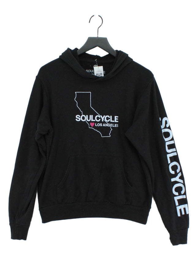 Soulcycle Women's Hoodie M Black Cotton with Polyester
