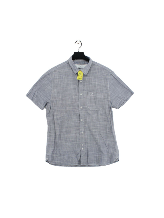 Rocha.John Rocha Men's Shirt M Grey 100% Cotton