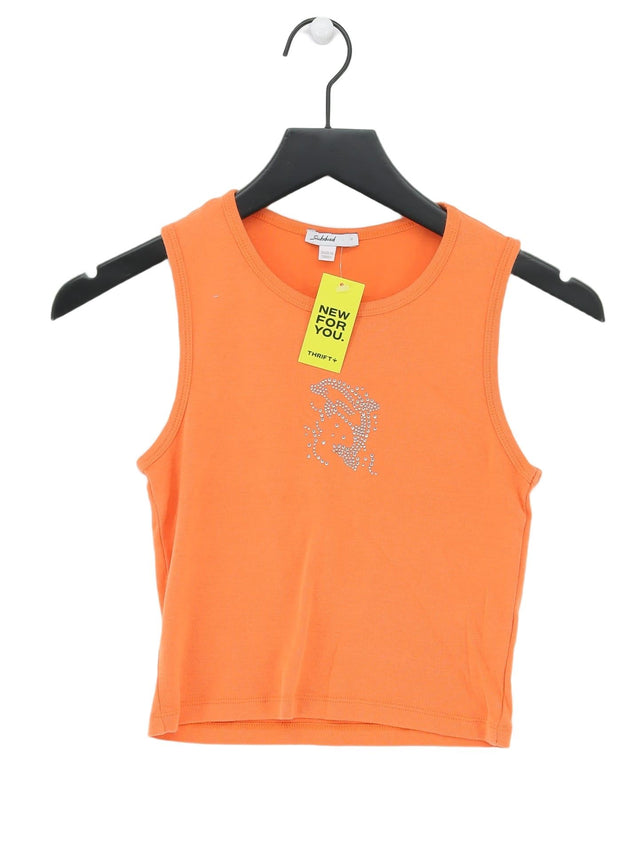 Subdued Women's T-Shirt M Orange 100% Cotton