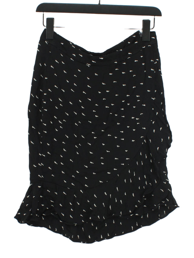 Jigsaw Women's Midi Skirt UK 10 Black 100% Viscose