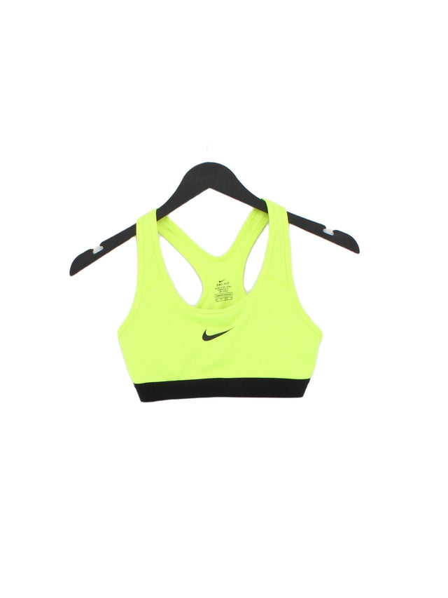 Nike Women's T-Shirt XS Yellow 100% Other
