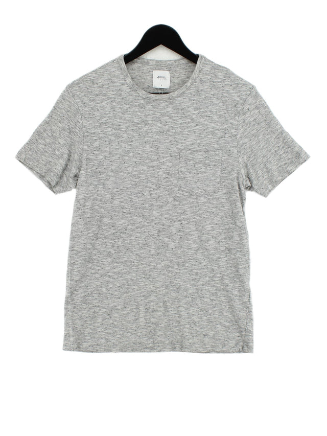 Burton Men's T-Shirt S Grey Cotton with Elastane