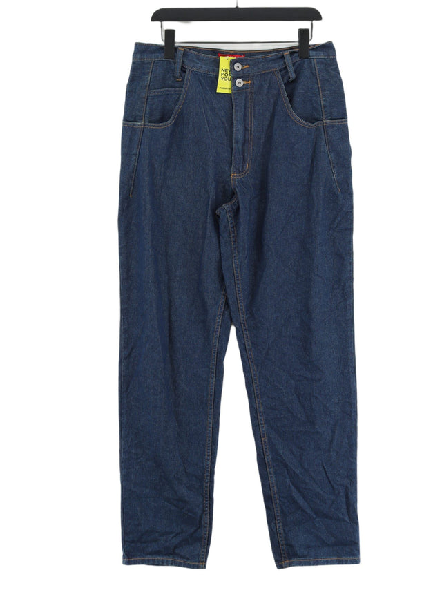 Vintage Guess Men's Jeans W 34 in; L 34 in Blue 100% Cotton