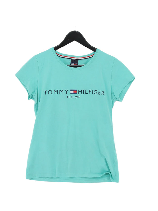 Tommy Hilfiger Women's T-Shirt XL Blue Cotton with Other