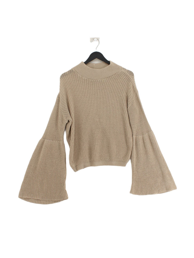 Missy Empire Women's Jumper S Tan 100% Acrylic