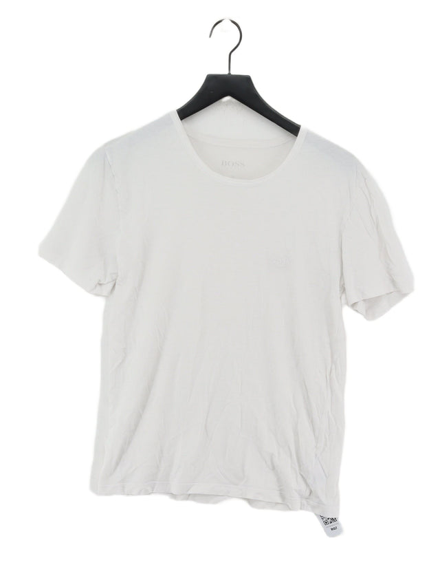 Hugo Boss Men's T-Shirt M White 100% Cotton