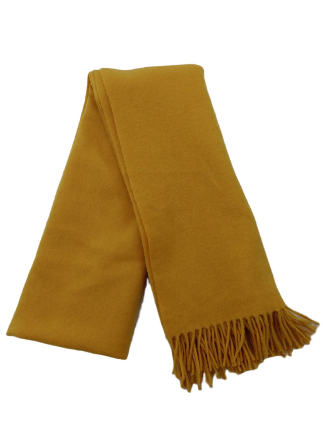 COS Women's Scarf Yellow Wool with Cashmere