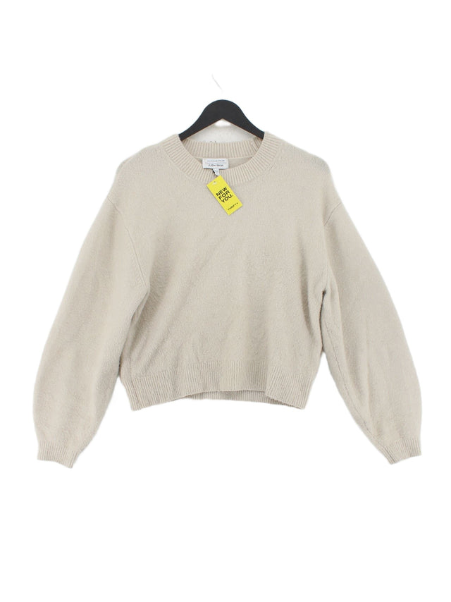 & Other Stories Women's Jumper S Cream Polyester with Acrylic, Wool