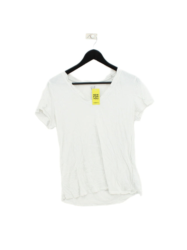 Gap Women's T-Shirt M White 100% Cotton