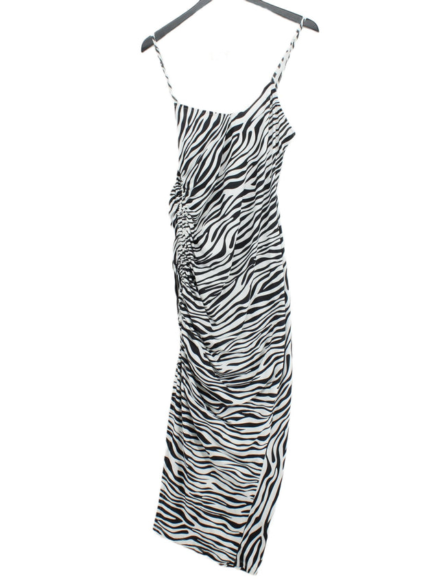 Liquorish Women's Maxi Dress UK 12 White Polyester with Elastane