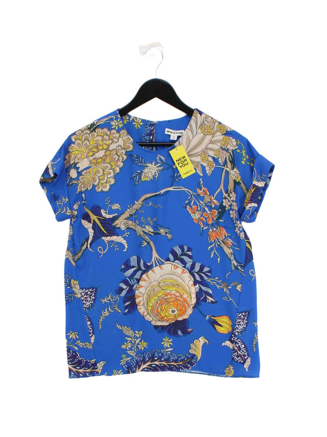 Whistles Women's Top S Blue 100% Polyester