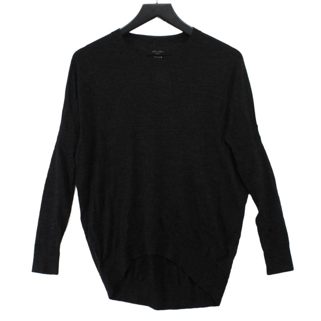 AllSaints Women's Top S Black 100% Other