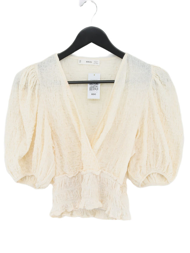 MNG Women's Top S Cream 100% Other