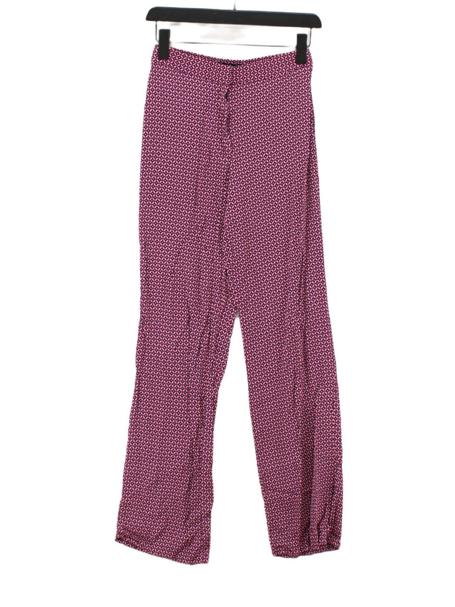 Pull&Bear Women's Suit Trousers S Purple 100% Other