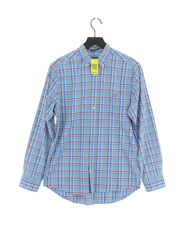 Gant Men's Shirt Chest: 39 in Blue 100% Other