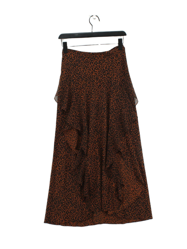 Topshop Women's Maxi Skirt UK 8 Black 100% Polyester