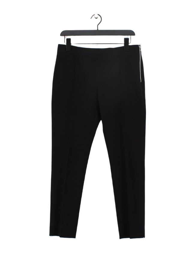 Paul Smith Women's Suit Trousers UK 14 Black Cotton with Elastane