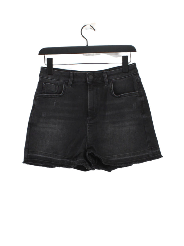 Limited Women's Shorts UK 12 Black Cotton with Elastane, Polyester
