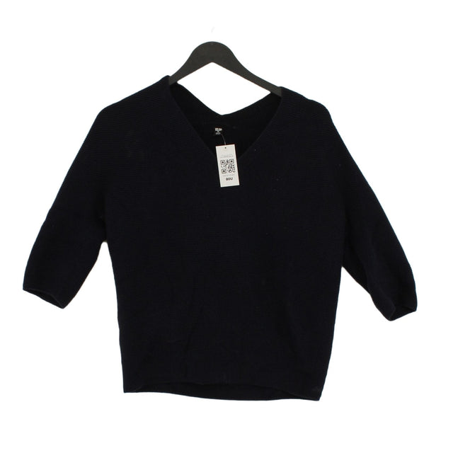 Uniqlo Women's Jumper XS Blue 100% Cotton